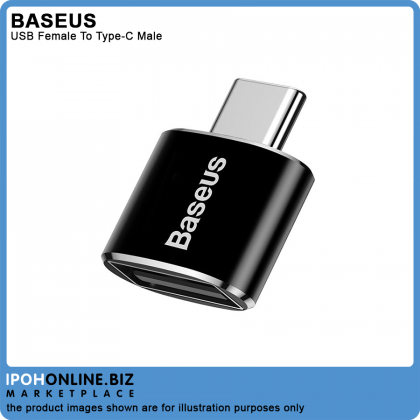 Baseus Mini USB Female to Type-C Male OTG Charger Plug Adapter Converter Baseus Mini USB Female to Type-C Male OTG Charger Plug Adapter Converter